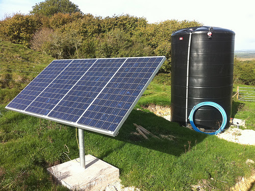 Solar powered water pumping and desalination systems
