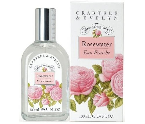 C  &  E Crabtree  &  Evelyn Rosewater Eau Fraiche 3.4 Oz.