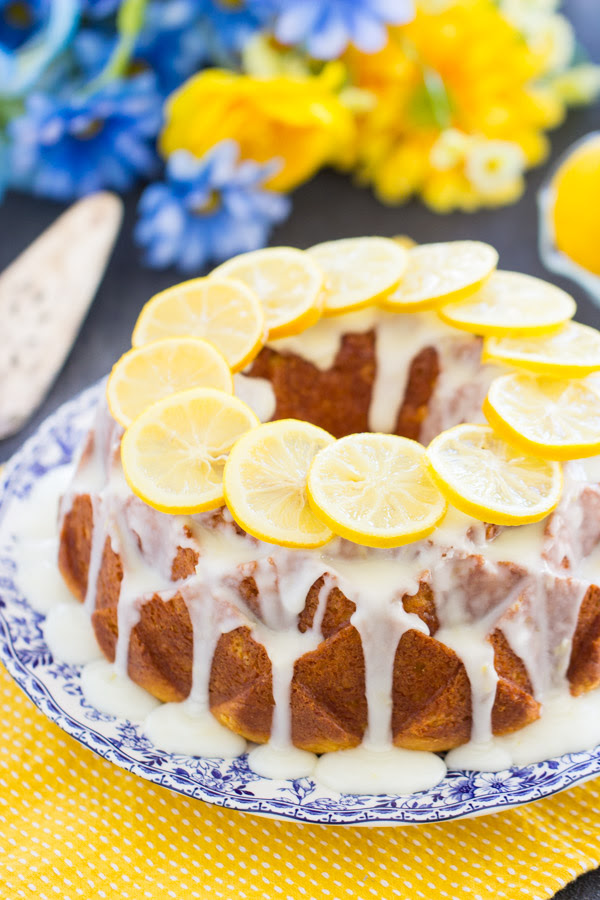 Lemon Bundt Cake - The Gold Lining Girl