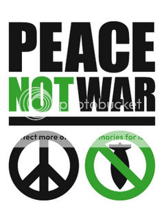Peace not war