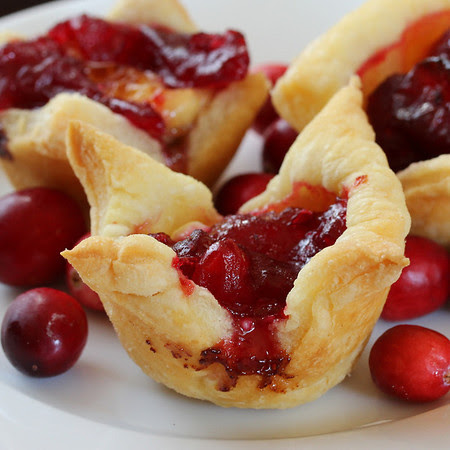 Goat Cheese Cranberry Kisses... using up leftover Grand Marnier Cranberry Sauce