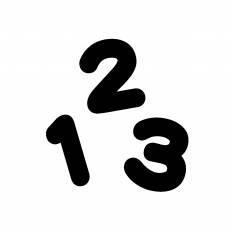 50 素晴らしい数字 素材 フリー 透過 スーパーイラストコレクション