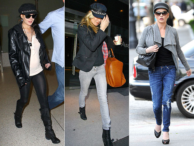 BIKER CAPS  photo | Catherine Zeta-Jones, Kate Moss, Lindsay Lohan
