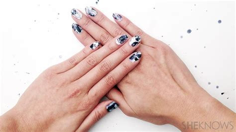 diy nail sticker tutorial   adorable nail art