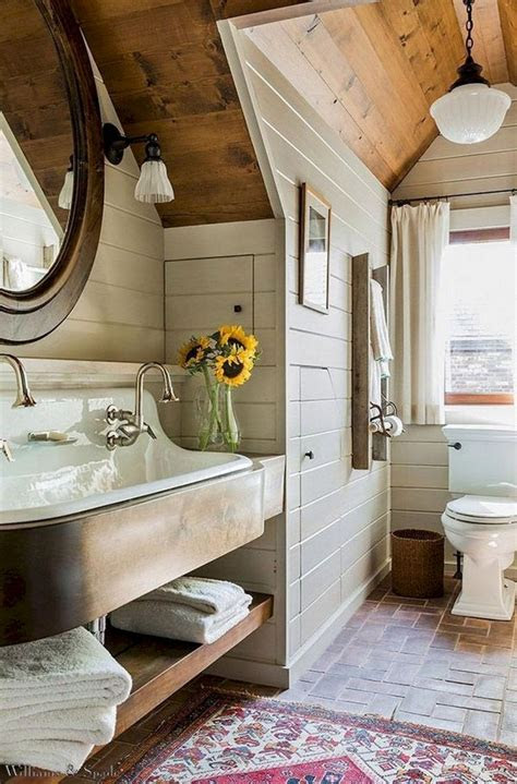 We earn a commission for products purchased through some links in this article. 40 Rustic Farmhouse Master Bathroom Remodel Ideas