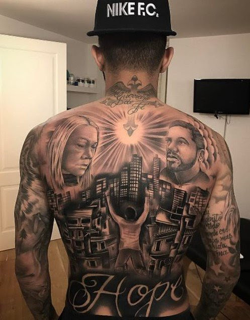 El impactante tatuaje de gabigol: el brasileño "decoró" su 