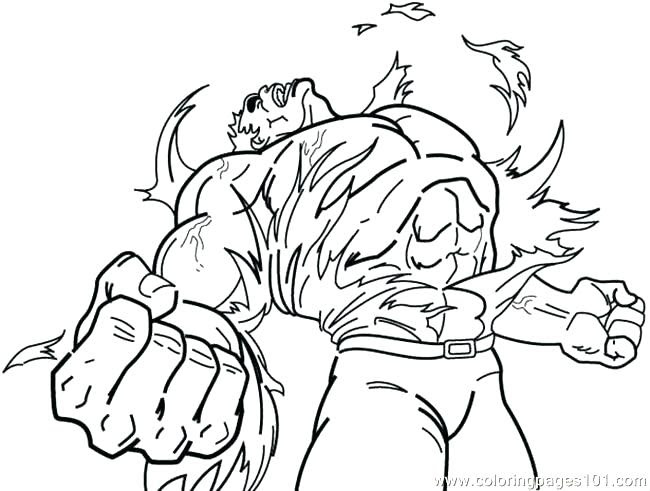 Hulk Smash Coloring Pages At Getdrawings Free Download