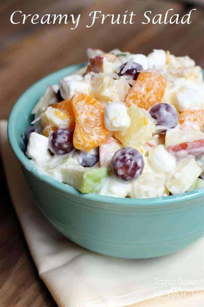 Creamy Fruit Salad - Tastes Better From Scratch