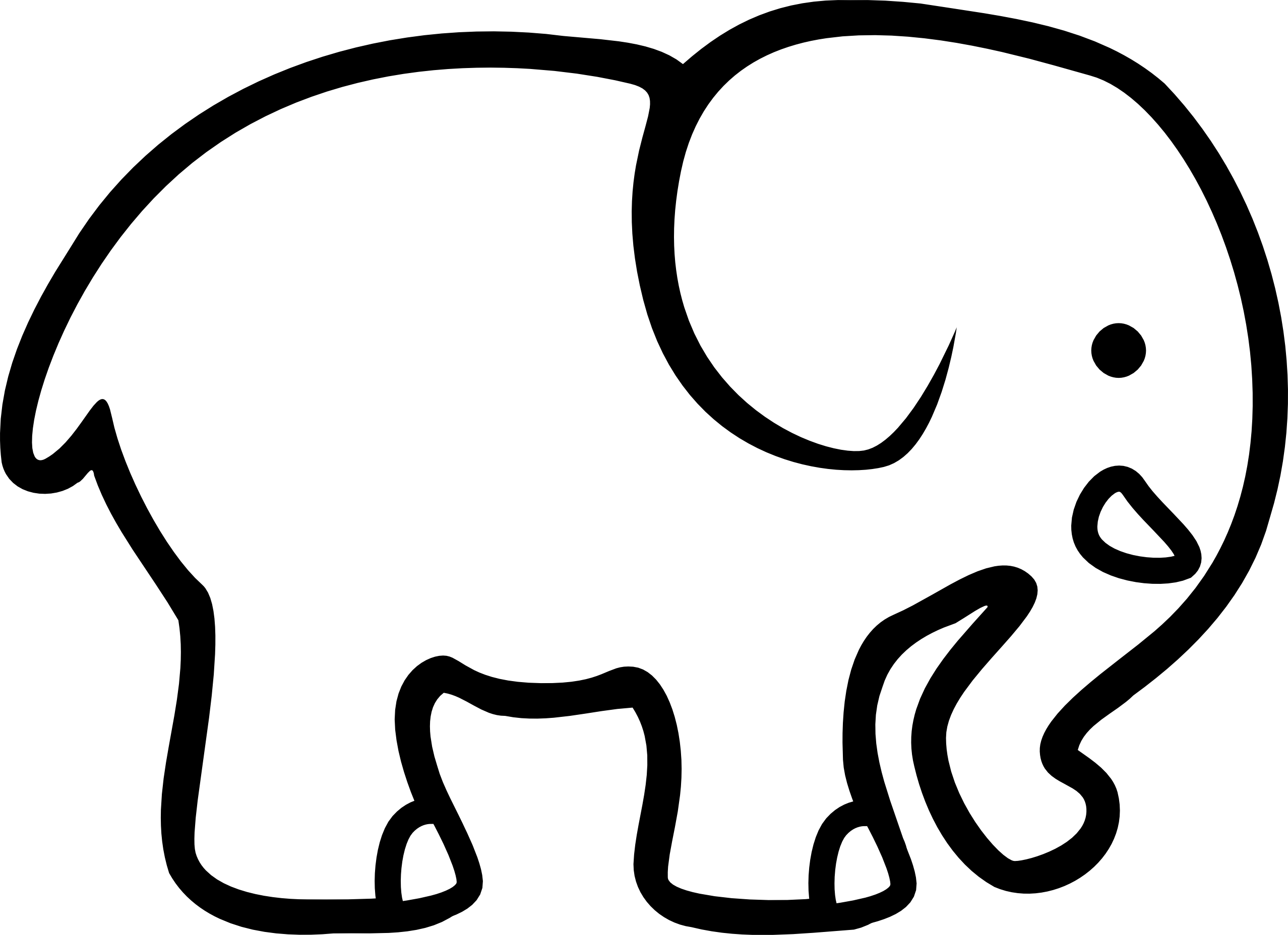 Free Free 234 Elephant Svg Black And White SVG PNG EPS DXF File