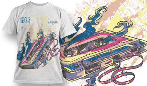 Download Fashion T-shirt design elements set vector 06 - Vector ...
