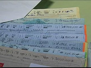 Cheques sem fundos no Espírito Santo (Foto: Reprodução / TV Gazeta)