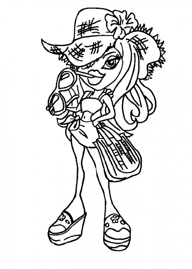 Coloriage Bratz en Ligne dessin gratuit à imprimer