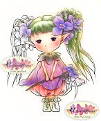 New! SPIDERWORT SPRITE Rubber Stamp Aurora Wings Mitzi Sato-Wiuff Collection from Sweet Pea Stamps