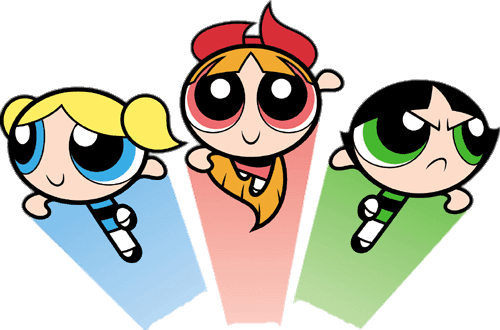 Powerpuff Girls Flying Away Transparent Png Stickpng