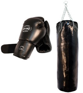 Heavy-Duty-Pro-Boxing-Gloves-Pro-Huge-Punching-Bag-with-Chains-New ...