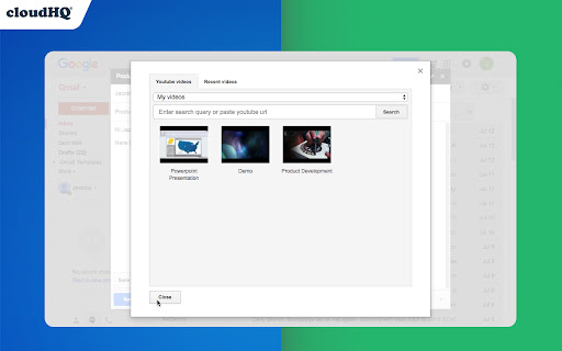 Embed Videos for Gmail™ by cloudHQ