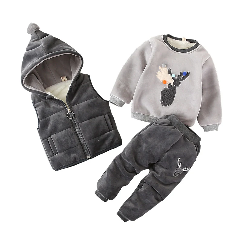 Title 6, Ensemble trois pièces épais pour bébés garçons,...