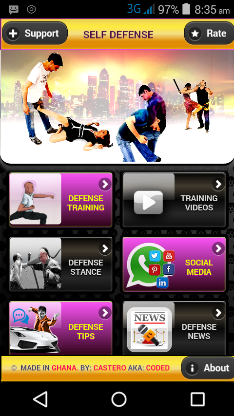 Self Defense Screen 1