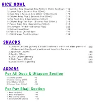 Green Dosa Pvt. Ltd. menu 1