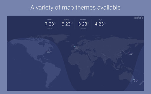 Omni World Timezone Map