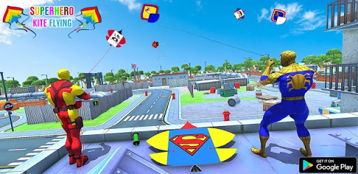 Superhero Kite Flying Games