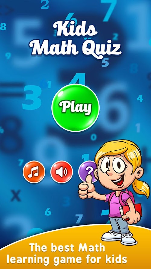 Android application Kids Math Quiz screenshort
