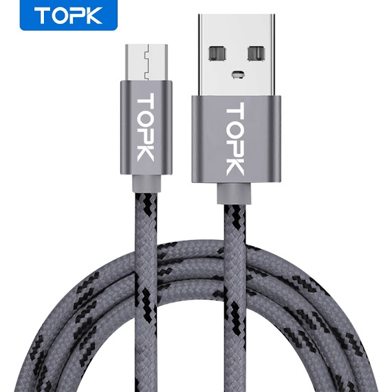 Cáp Sạc Nhanh Topk An09 Cổng Micro Usb Cho Điện Thoại Android