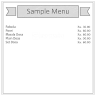 Vasudha Hotel menu 1