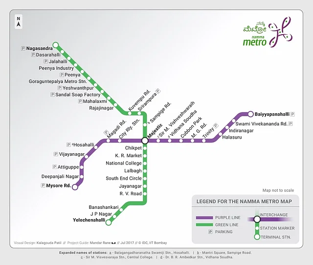 Namma metro map