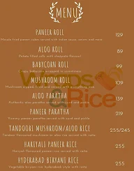 Wraps & Rice menu 1