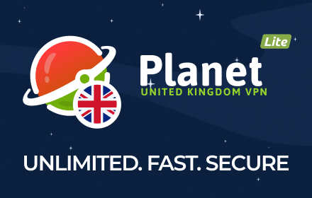 VPN UNITED KINGDOM - Planet VPN lite Proxy small promo image