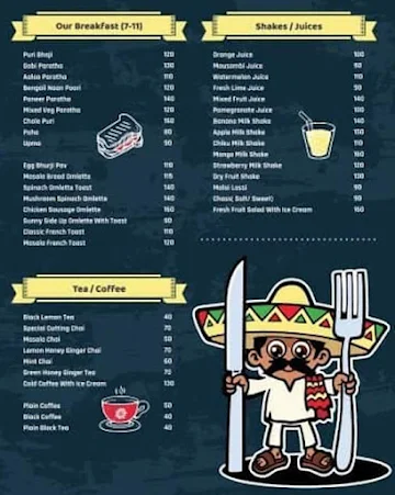 Hungri Kya menu 