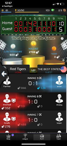 Screenshot Homerun - Baseball PVP Game