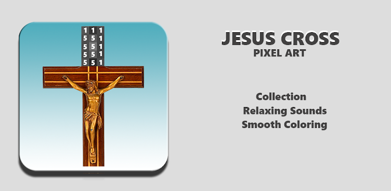 Jesus Cross Pixel Art | Color By Number 2019