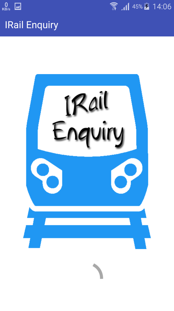 IRail Enquiry Screen 1