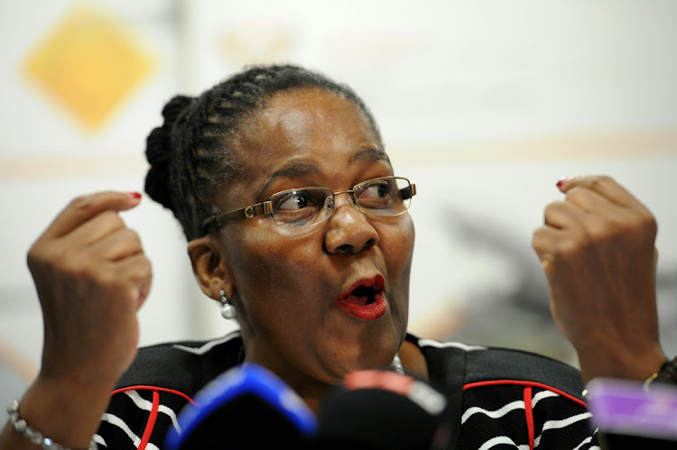 Former transport minister Dipuo Peters. File photo.