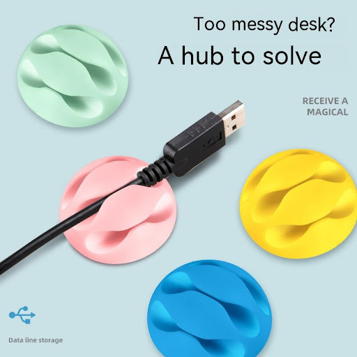Title 2, Desktop Simple Cable Winder USB Cable Finishing...