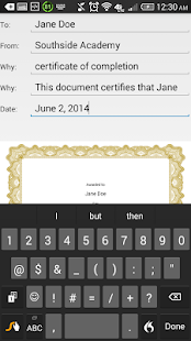 Certificate Maker! Pro Screenshot