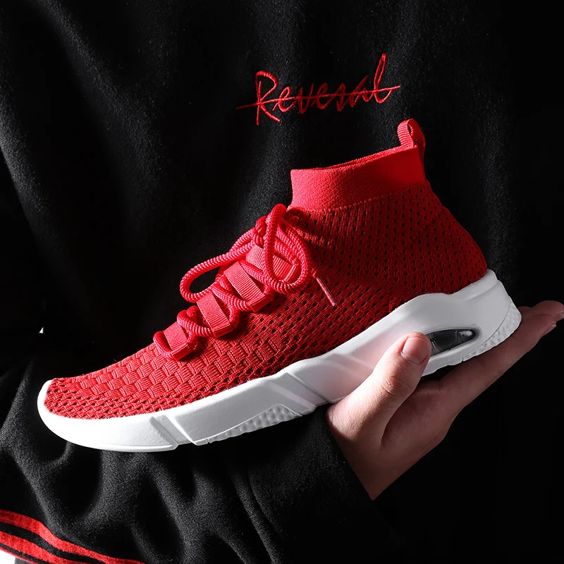 Heren hardloopschoenen sneakers, lichtgewicht Free Run, hoge stabiliteit en ondersteuning, ideaal voor sport en training.