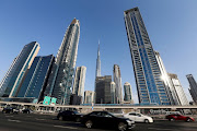 A general view of Sheikh Zayed Road in Dubai, United Arab Emirates.