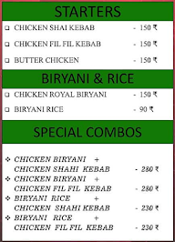 Royal Cafe menu 3