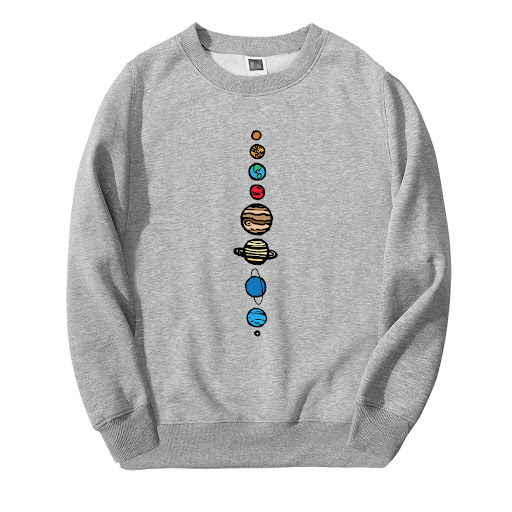 Title 13, Mens Planet Color Hoodie
