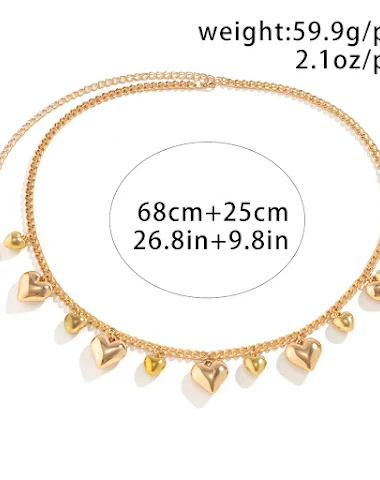 Chaîne de taille pour femmes avec g - 3