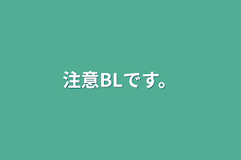 注意BLです。