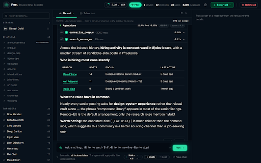 Discord Chat Exporter & AI Search — Reel screenshot 4