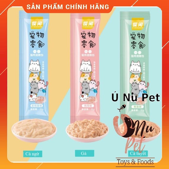 Súp Thưởng Shizuka Thanh 15G Cho Mèo Giá Rẻ Vô Địch