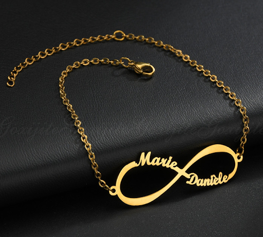 Title 4, Personalized Jewelry Custom Double Name Date In...