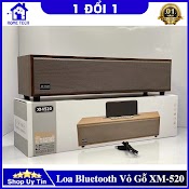 Loa Bluetooth Võ Gỗ Xm - 520 20W Thiết Kế Sang Trọng, Âm Thanh Vòm Cực Đỉnh, Pin Trâu 10H, Kết Nối Đa Phương Tiện