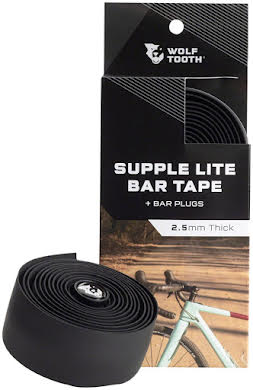 Wolf Tooth Supple Lite Bar Tape - Black alternate image 1