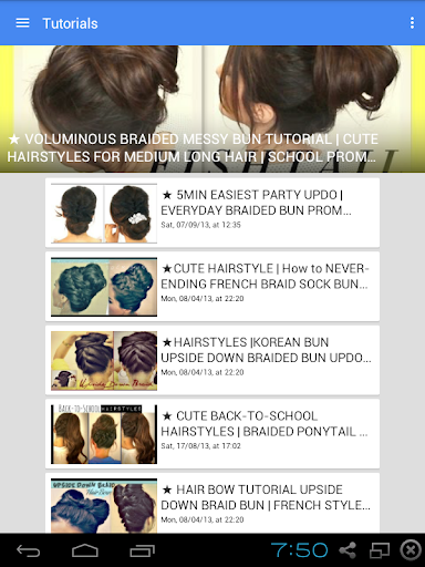 Hair buns knot hairstyles